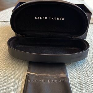 Ralph Lauren glass case/ Box brand new; never been used